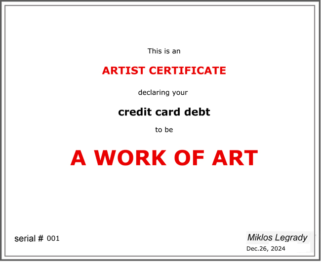 carte de credit