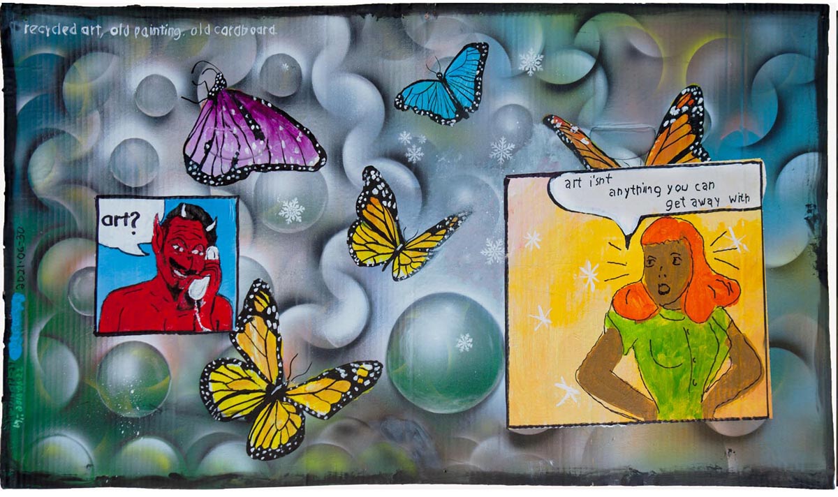 art is not anything you can get away with