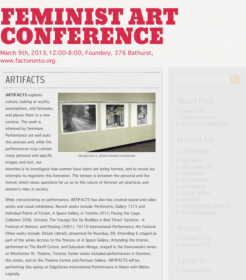 feminist art conference copied page