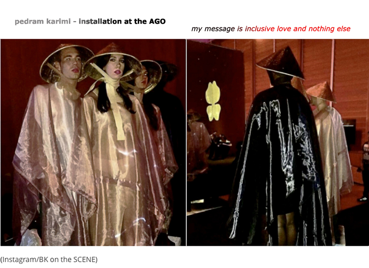 Pedram Karimi design at the A.G.O.