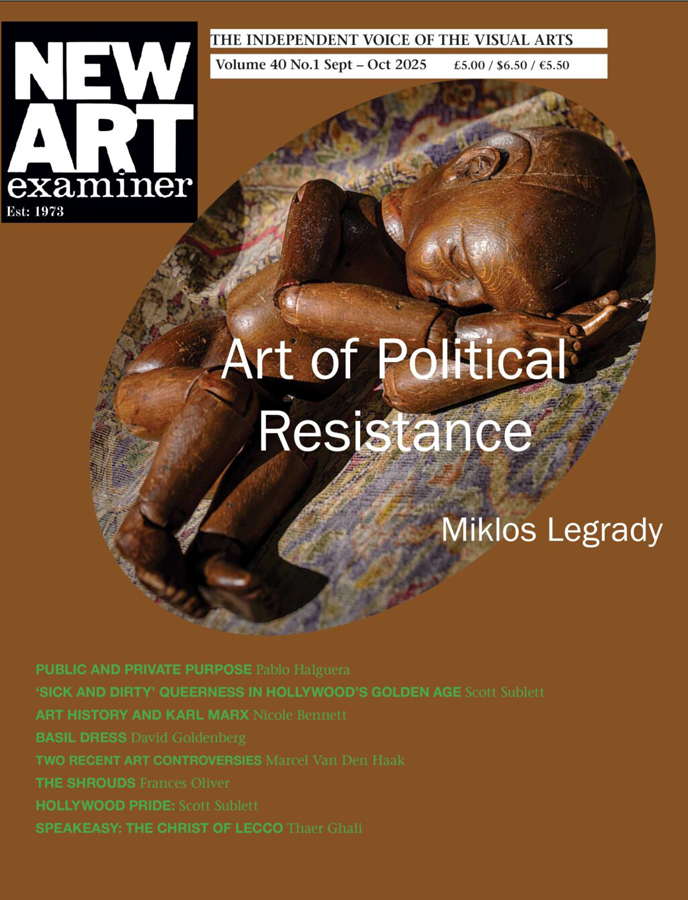 cover, New Art Examiner Sept-Oct 2025